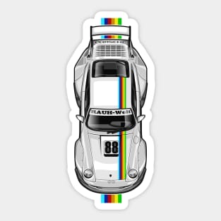 RWB 993 White RGB Livery Series 4 Sticker